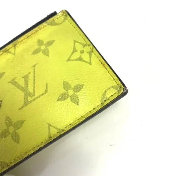 LOUIS VUITTON M30950 Taigalama Coin card-holder Wallet Fragment Case coin purse